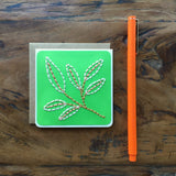 Mini Leaf Hand Sewn Card-Cards-The Cole Card Company