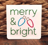 Mini Merry and Bright Christmas Card-Cards-The Cole Card Company