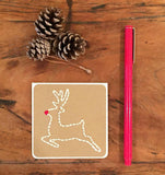 Mini Reindeer Christmas Card-Cards-The Cole Card Company