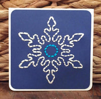Mini Snowflake Christmas Card-Cards-The Cole Card Company