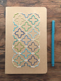 Moroccan Styled Notebook | 5" x 8.25"-Notebook-The Cole Card Company