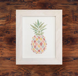Pineapple Art | Framed-Wall Art-The Cole Card Company